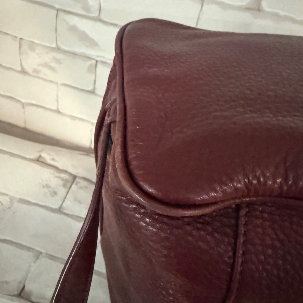 Brand Tory Burch Marion Quilted DRAWSTRING Leather Backpack wine red - Picture 13 of 14